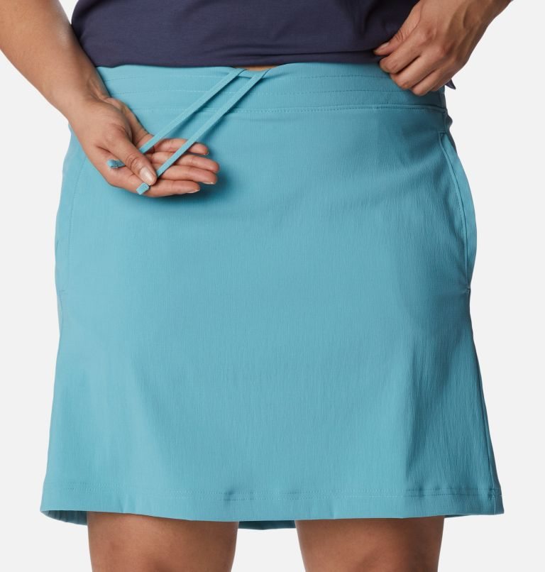 Women's Columbia On The Go Skorts Light Blue | Plus Size CA-G5C81
